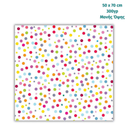 Χαρτόνι χειροτεχνίας ΠΟΥΑ χρωματιστό 50x70εκ. 300γρ