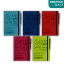 Ημερολόγιο Ημερήσιο 2025 OPUS 12x17 με Λάστιχο & Θήκη για Στυλό