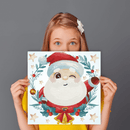 Ψηφιδωτό Κάδρο Christmas Trio Santa - Diamond Dotz