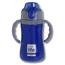 Ανοξείδωτο Παγούρι Θερμός με Εσωτερικό Καλαμάκι 300ml Navy Blue - Ecolife