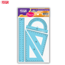 Σετ 4 Γεωμετρικά Όργανα Classic No1 - +Efo