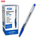 Στυλό Διαρκείας Medium Μπλέ 1.0 mm "Crystalline M400" (Κουτί 50 Τεμαχίων) - +Efo
