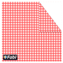 Χαρτόνι Χειροτεχνίας Διπλής Όψης Καρό Κόκκινο 50x70εκ. - FabiCraft