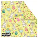 Χαρτόνι Χειροτεχνίας Διπλής Όψης Πάσχα Watercolor Bunny 50x70εκ. - FabiCraft