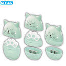 Ξύστρα Μολυβιών Διπλή με Γόμα σε Σχέδιο Γάτας - Stylex