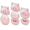 Ξύστρα Μολυβιών Διπλή με Γόμα σε Σχέδιο Γάτας - Stylex