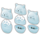 Ξύστρα Μολυβιών Διπλή με Γόμα σε Σχέδιο Γάτας - Stylex