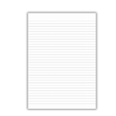 Φυλλάδα Ριγέ Βιβλιοδετημένη 25x35 200 Φύλλα