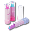 Σετ Αρωματικές Γόμες Lipstick (3 χρώματα) - Yolo