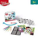 Σετ Ζωγραφικής, Μαρκαδόροι Αέρος με Στένσιλ, 6τεμ - Maped Creative Σετ Ζωγραφικής Psalidixarti.gr