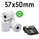 Θερμική Ταινία - Ρολό Ταμειακής Μηχανής 57Χ50mm, 25 μέτρα, 10 Ρολά