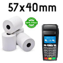 Θερμική Ταινία - Ρολό για POS 57Χ40mm, 15 μέτρα, 10 Ρολά