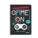 Τετράδιο Σπιράλ 2 Θέματα 60 Φύλλα "Game On" 17x25 - Must Σχολικό Τετράδιο Psalidixarti.gr