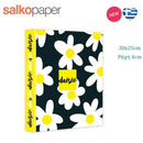Κλασέρ 25x30cm (για χαρτιά έως Α4) με δύο κρίκους "Daisie" - Salko Κλασέρ Σχολικό Psalidixarti.gr