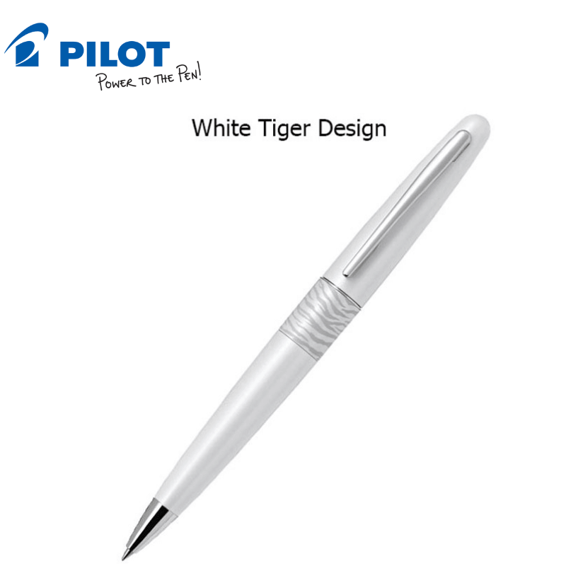 Pilot Animal Collection Luxury Pen, 1.00 mm, Tiger White in box.