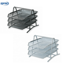 Δίσκος Εγγράφων Συρμάτινος με βάση και 3 ράφια - Spree