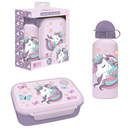 Σετ Φαγητοδοχείο 800ml  με Παγούρι Αλουμινίου 500ml Unicorn - Must