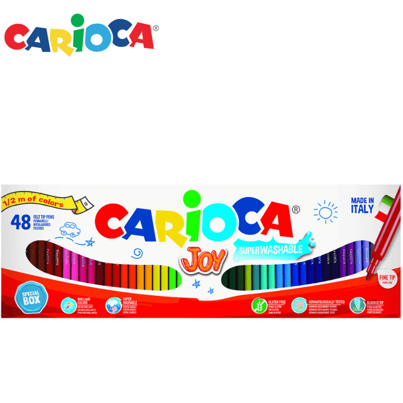 Μαρκαδόροι Carioca Joy 50τεμ. Special Box