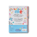 Ημερολόγιο με Γυαλιστερά Αυτοκόλλητα και Πολύχρωμα Κραγιόνια "All about me" - Σαββάλας