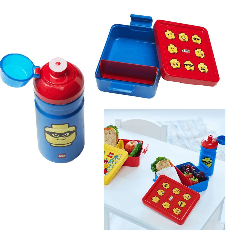 Set of 800ml Food container and 500ml aluminum tumbler Jurassic World - Must 