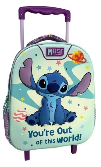 Τσάντα Νηπιαγωγείου Trolley 27Χ10Χ31 Με 2 θήκες LILO & STITCH CUTIE
