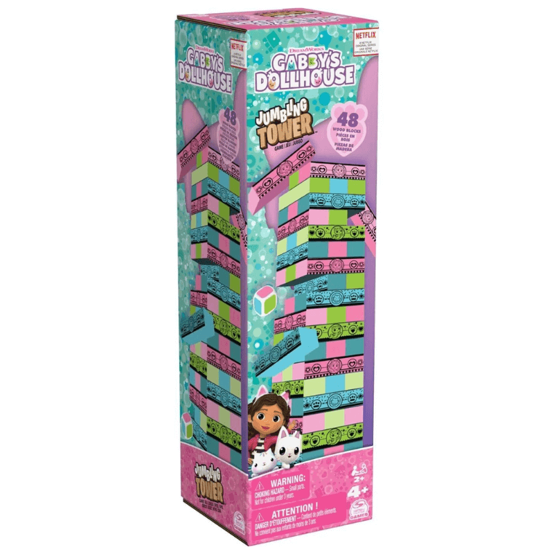 Επιτραπέζιο Παιχνίδι Gabby's Dollhouse Jumbling Tower - Spin Master