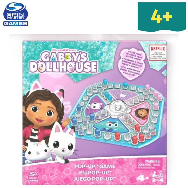 Spin Master Επιτραπέζιο Παιχνίδι Gabby's Dollhouse - Pop-Up Game