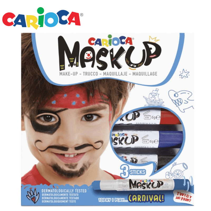 Face Paints Markers Carioca MaskUp/3 Carnival