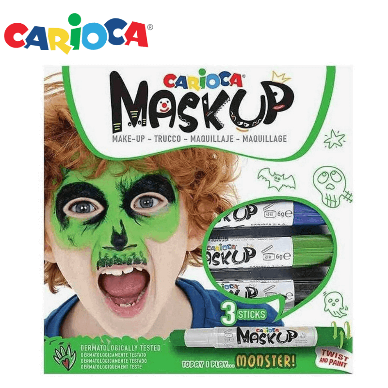 Χρώματα Προσώπου Μαρκαδόροι Carioca MaskUp/3 Monster