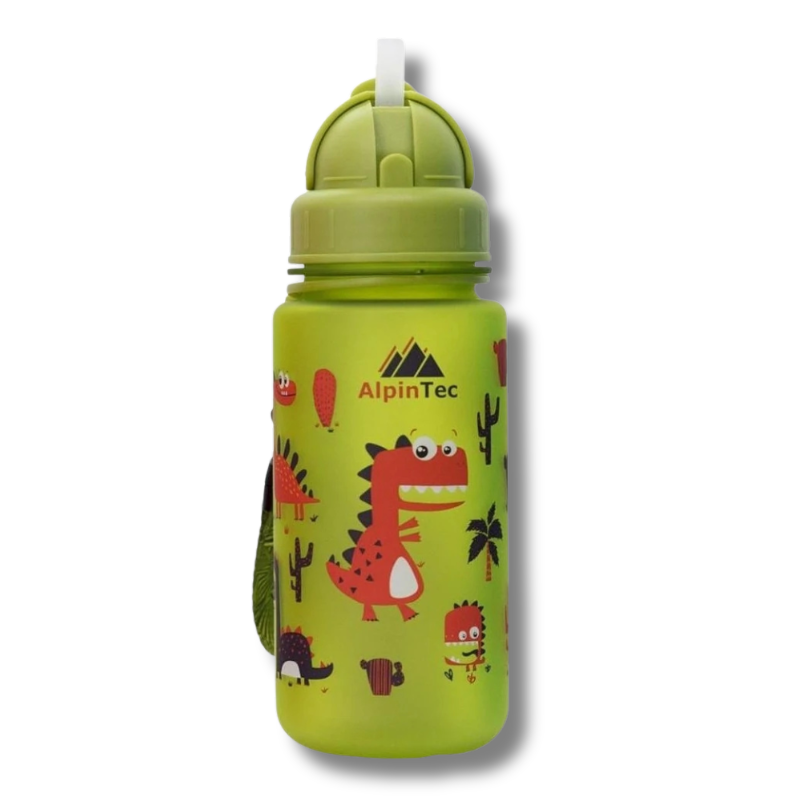 Παγούρι με Καλαμάκι από Tritan Bpa Free 400ml Dino - AlpinTec