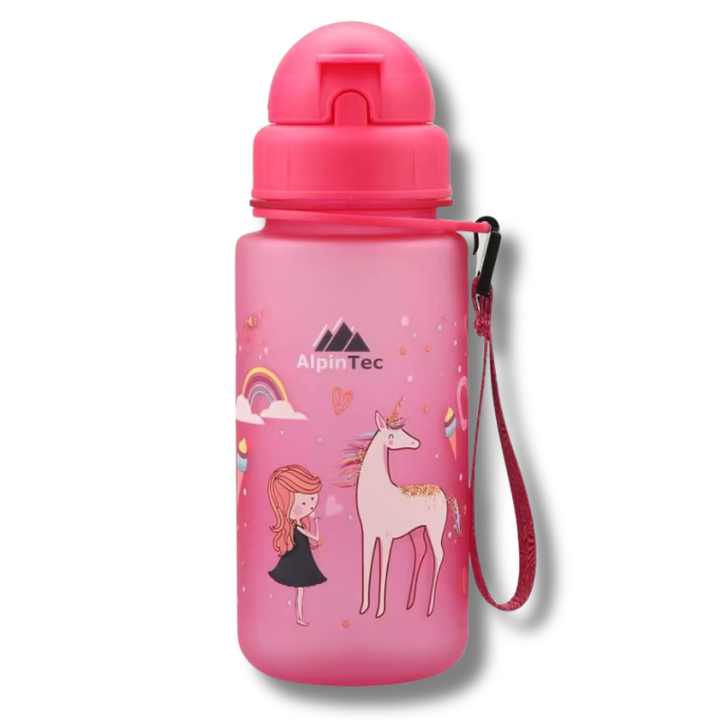 Παγούρι με Καλαμάκι από Tritan Bpa Free 400ml Princess - AlpinTec