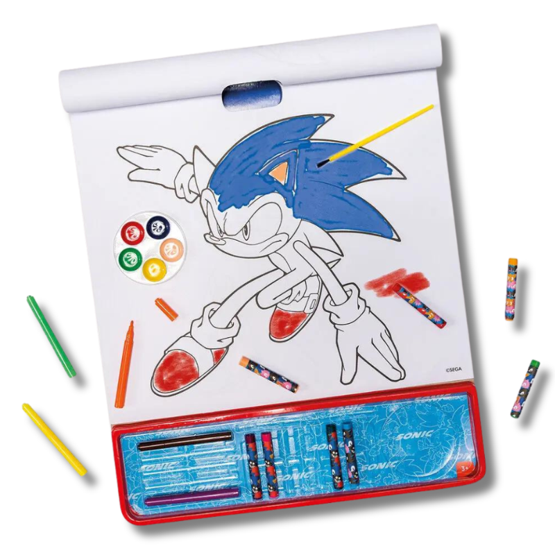 Σετ Ζωγραφικής Sonic The Hedgehog 5 Σε 1 - AS Games