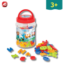 Magnetic Letters Barrel 85 pcs. - Smart