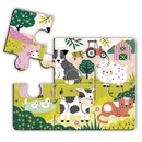 Παζλ "My 4 Progressive Jigsaw Puzzles" - Auzou