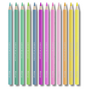 Ξυλομπογιές SuperSoft 12 Παστέλ Χρώματα - Berlingo