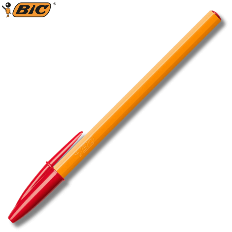 Στυλό Διαρκείας Κόκκινο 0.8mm - Bic Orange Fine
