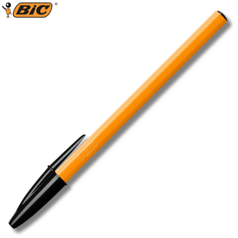 Στυλό Διαρκείας Μαύρο 0.8mm - Bic Orange Fine