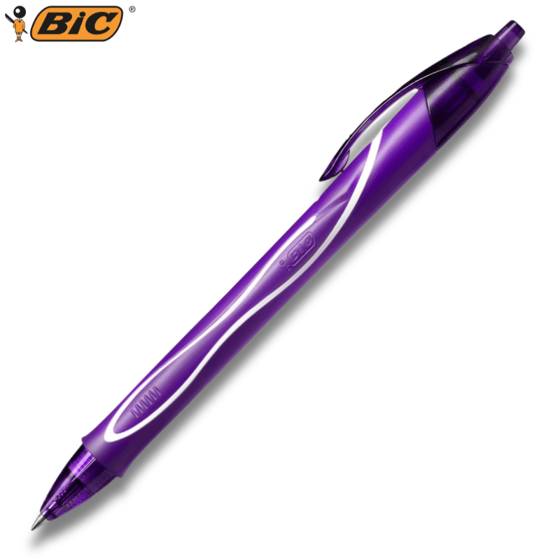 Στυλό Gel Μωβ 0.7mm  "Gelocity Quick Dry" - Bic