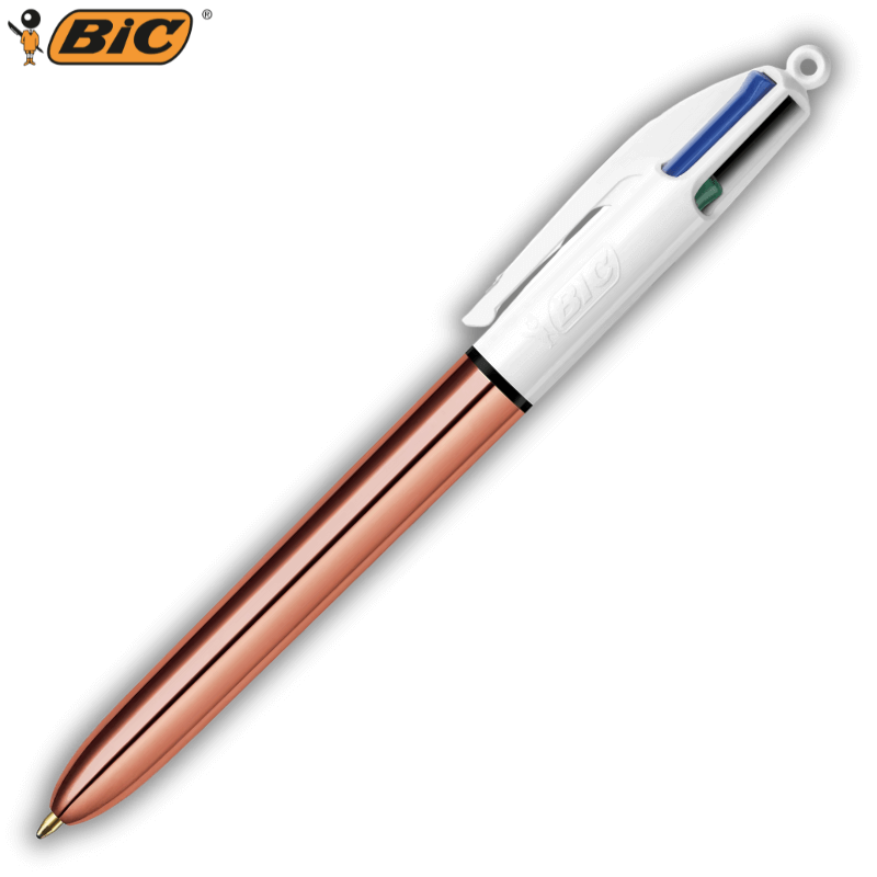 Στυλό Διαρκείας 1.0mm 4 Χρώματα "Rose Gold" - Bic