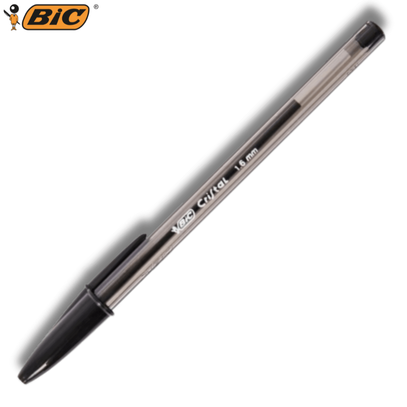 Στυλό Διαρκείας Μαύρο 1.6 mm - Bic Cristal Large
