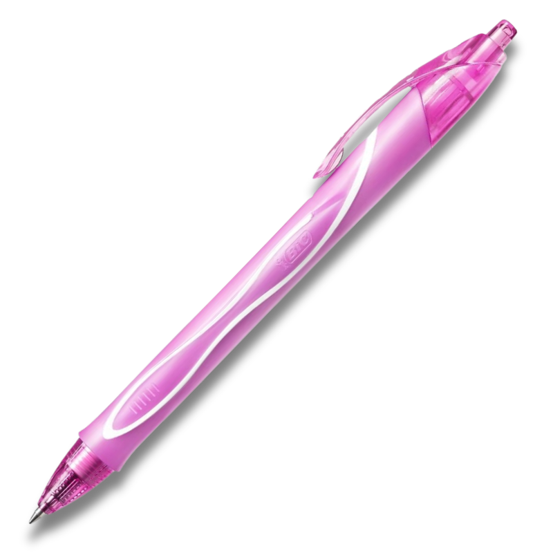 Στυλό Gel Ροζ 0.7mm Gelocity Quick Dry - Bic