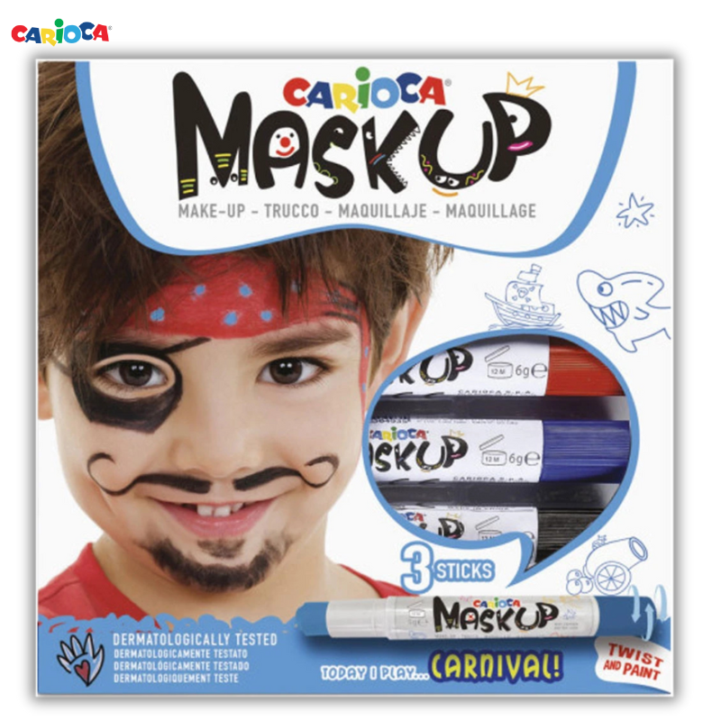 Χρώματα Προσώπου Μαρκαδόροι MaskUp/3 Carnival - Carioca