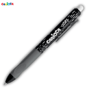 Στυλό που Σβήνει "Oops" Μαύρο με Κουμπί - Carioca