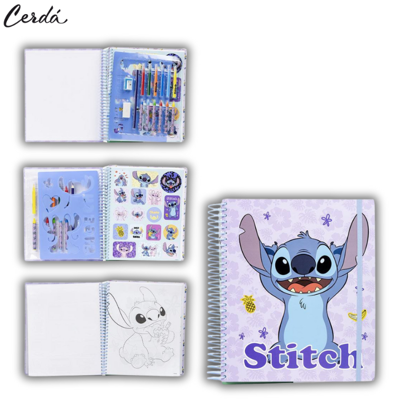 Σούπερ Άλμπουμ Δραστηριοτήτων "Stitch" - Cerda