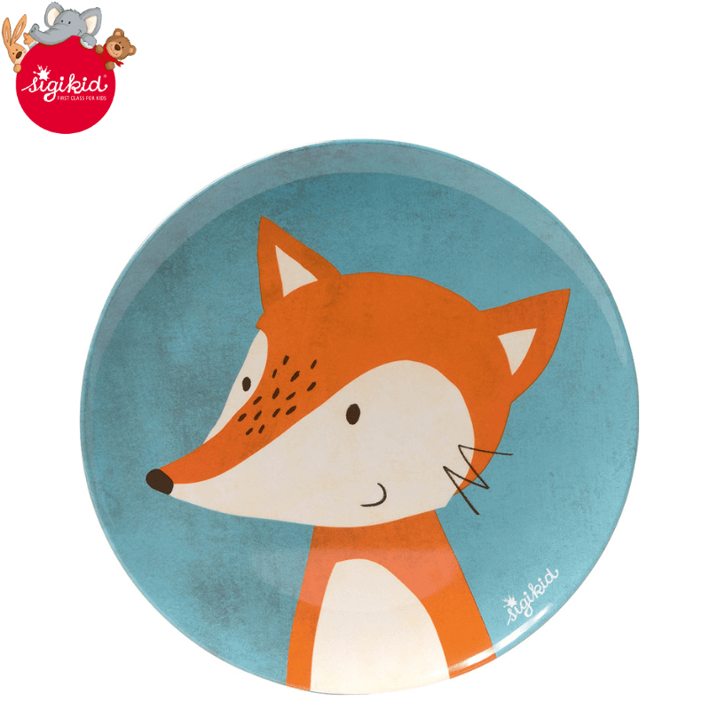 Children's Melamine Plate "Little Fox" - Sigikid