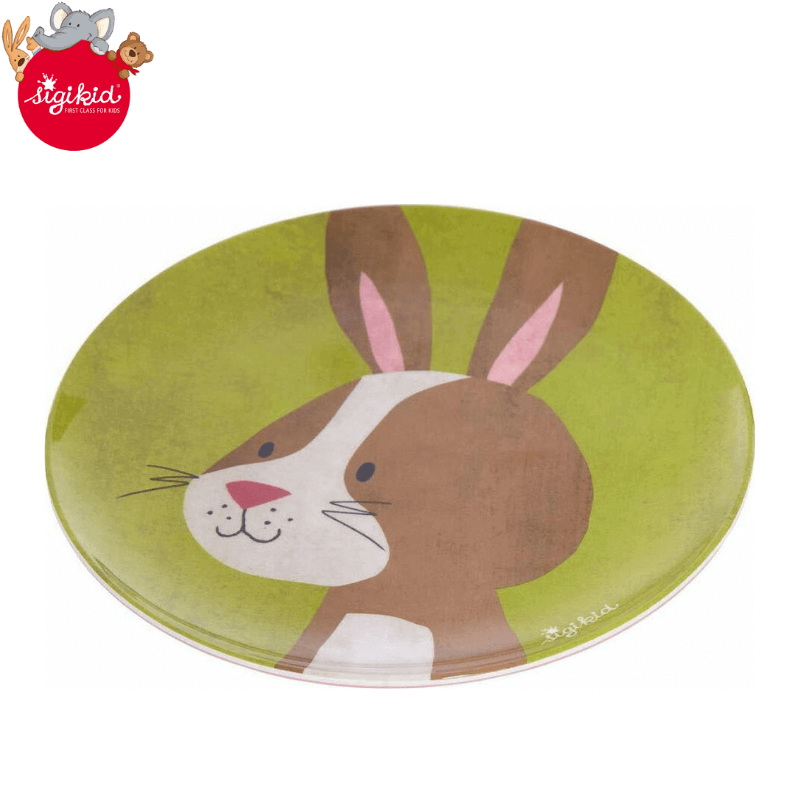 Children's Melamine Plate "Bunny" - Sigikid