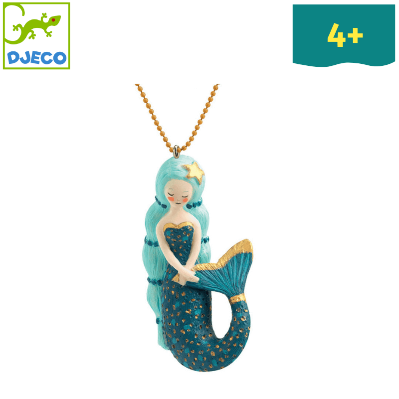 "Mermaid" Pendant Necklace - Djeco