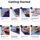 Mosaic on Cushion 18x18 Pearl Swimmer - Diamond Dotz 