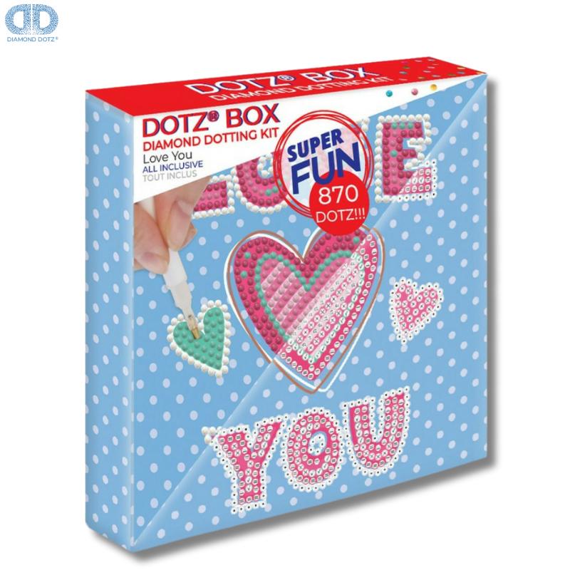 Dotz Box "Love You" Mosaic Frame 15x15 - Diamond Dotz