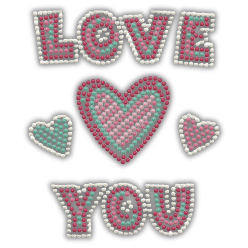 Dotz Box "Love You" Mosaic Frame 15x15 - Diamond Dotz